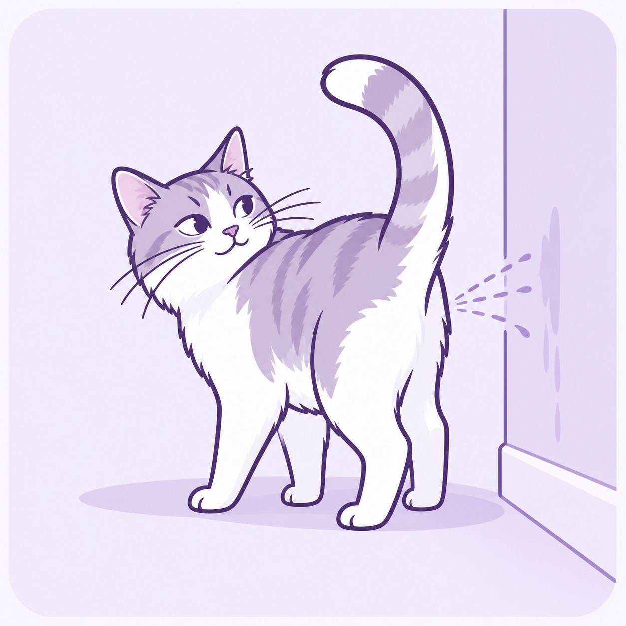 Cat urine spraying