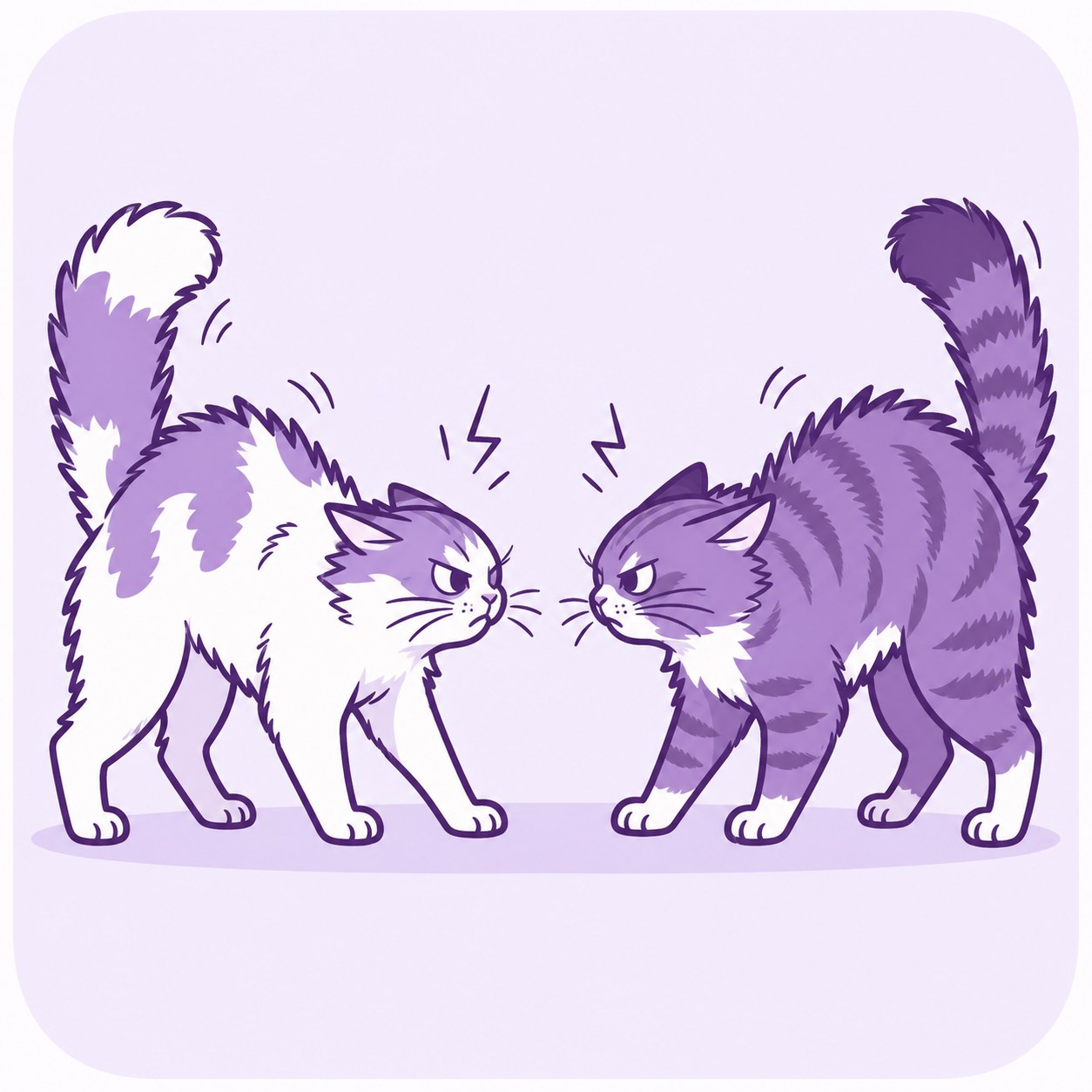 Tension between cats