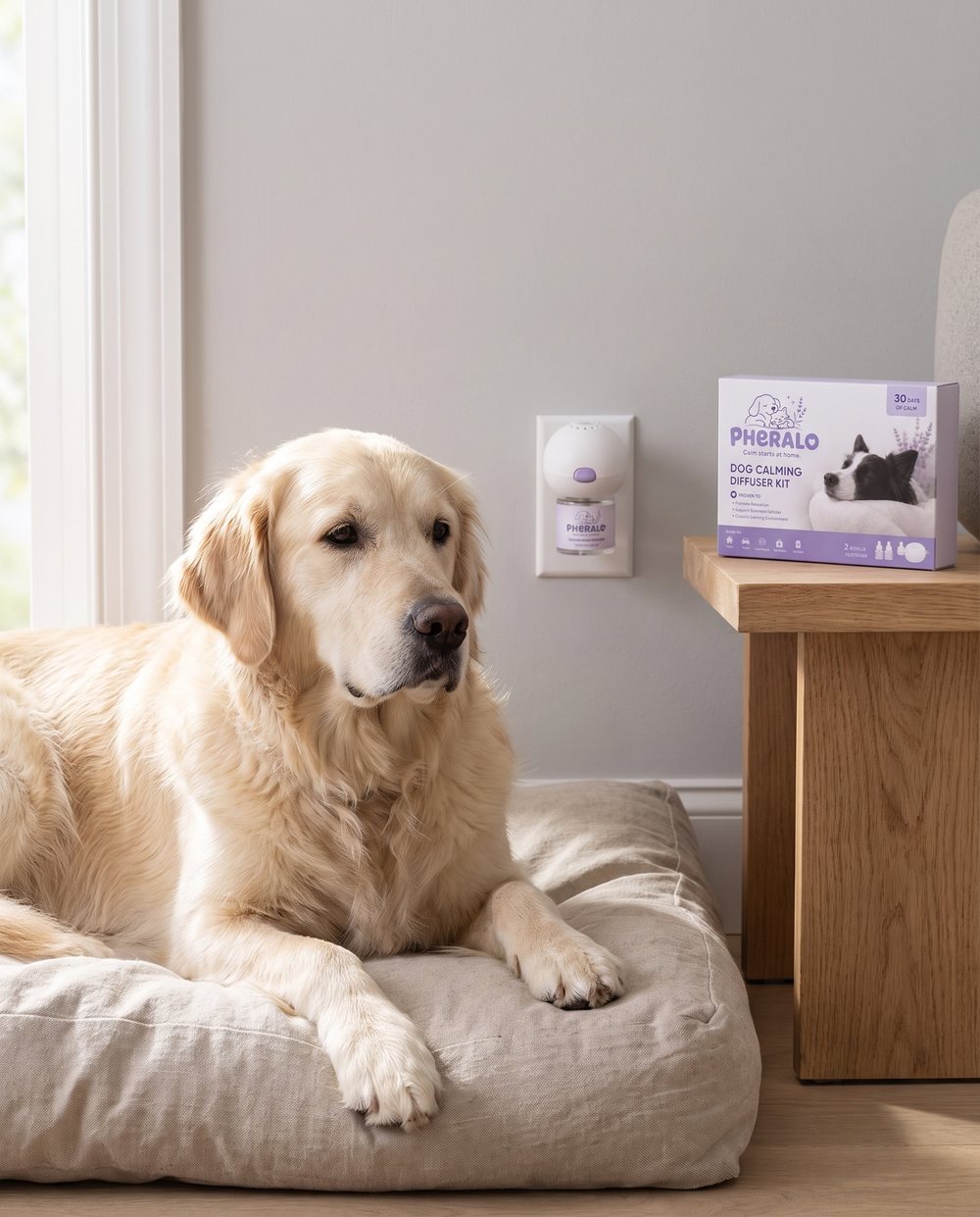 PHERALO dog-home lifestyle scene 01